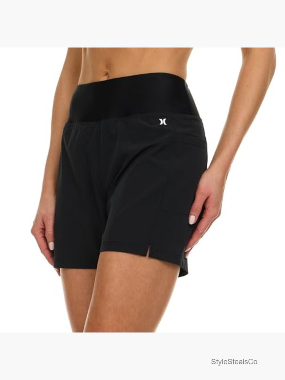 High Waisted Swim Shorts 5" 7" Board Shorts with Pockets and Liner UPF 50+ - Picture 2 of 7